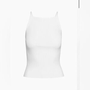 Aritzia Babaton Storey Tank White Size Small - Square Neckline Top